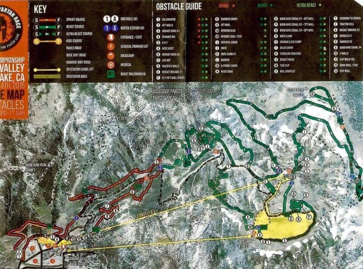 Spartan Tahoe Map 2015